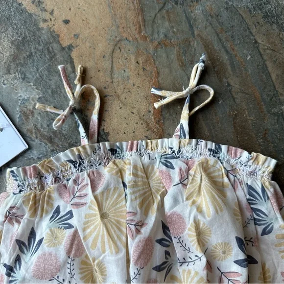 Dylan & Abby Floral Bubble Romper with Matching Headband NWT Size 6-9 months - Picture 2 of 7